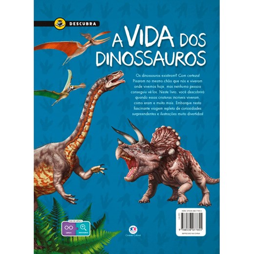 Coleção 2 Livros Infantil Dinossauro Aquarela e 101 Paginas