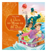 Livro Capa dura A volta ao mundo em 80 dias