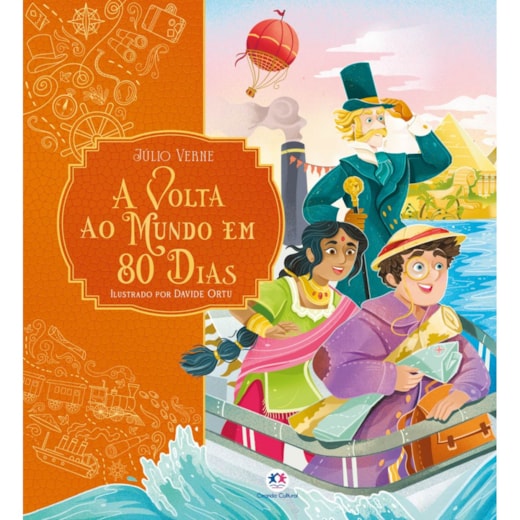 Livro Capa dura A volta ao mundo em 80 dias
