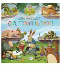Livro Capa dura Adeus, Inquietação. Olá, Tranquilidade!
