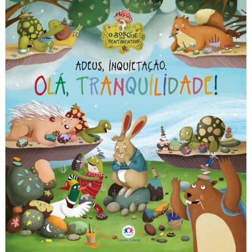 Livro Capa dura Adeus, Inquietação. Olá, Tranquilidade!