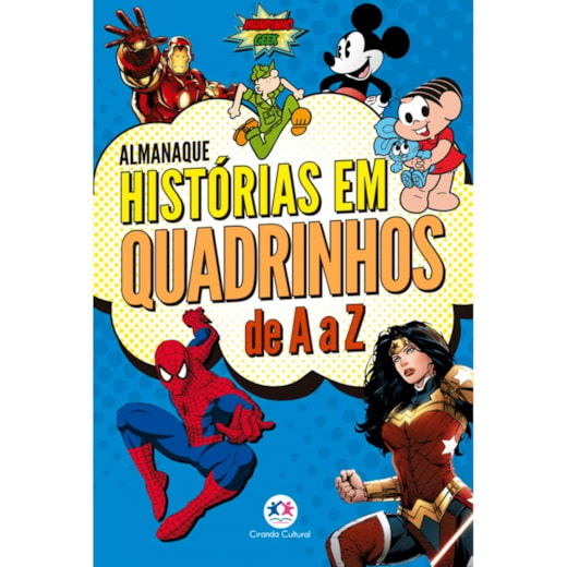 Livro Capa dura Almanaque de histórias em quadrinhos de A a Z