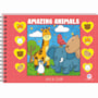 Livro Capa dura Amazing Animals - Livro de Colorir