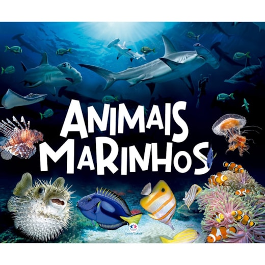 Livro Capa dura Animais marinhos