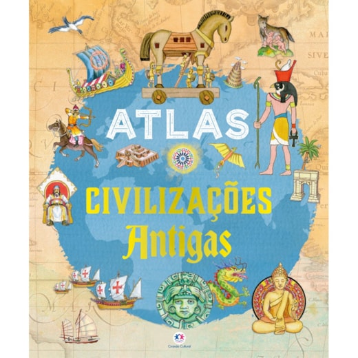 Livro Capa dura Atlas - Antiguas Civilizaciones
