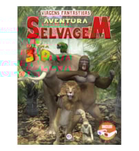 Livro Capa dura Aventura selvagem em ultra 3-D Livro Capa dura Aventura selvagem em ultra 3-D