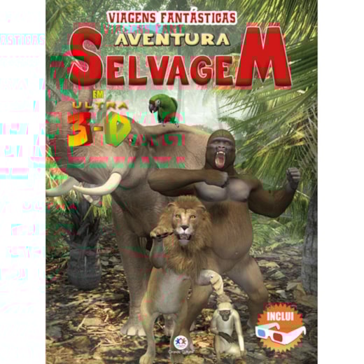 Livro Capa dura Aventura selvagem em ultra 3-D