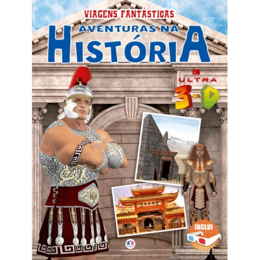 Livro Capa dura Aventuras na história em ultra 3-D