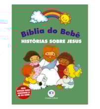 Livro Capa dura Baby bible stories about jesus