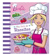 Livro Capa dura Barbie - Meu livro de receitas Livro Capa dura Barbie - Meu livro de receitas