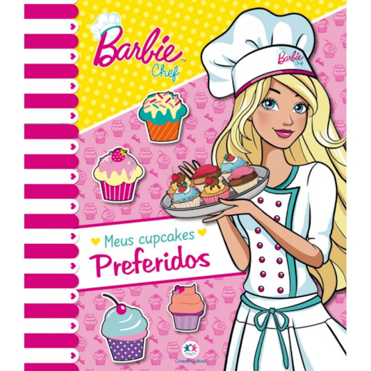 Livro Capa dura Barbie - Meus cupcakes preferidos