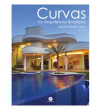 Livro Capa dura Curvas na arquitetura brasileira vol.2 Livro Capa dura Curvas na arquitetura brasileira vol.2