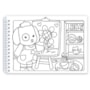 Livro Capa dura Cute Vibes - Livro de Colorir