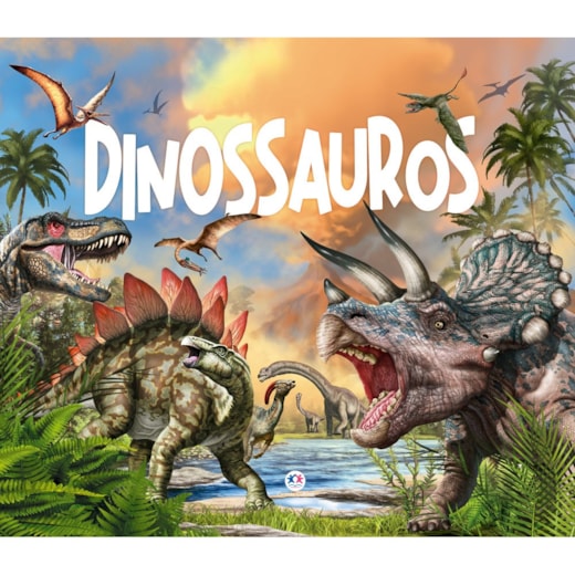 Livro Capa dura Descubre los... Dinosaurios
