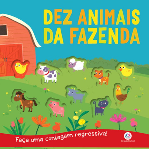 Livro Capa dura Dez animais da fazenda