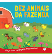 Livro Capa dura Dez animais da fazenda Livro Capa dura Dez animais da fazenda