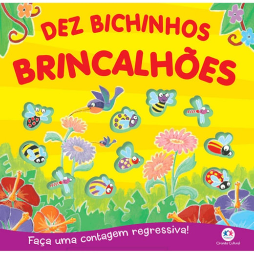 Livro Capa dura Dez bichinhos brincalhões