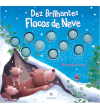 Livro Capa dura Dez brilhantes flocos de neve