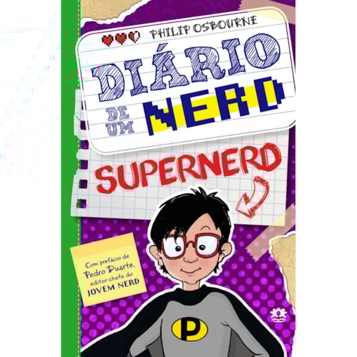 Livro Capa dura Diary of a nerd - now super nerd - livro 3