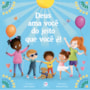 Livro Capa dura God loves you just the way you are