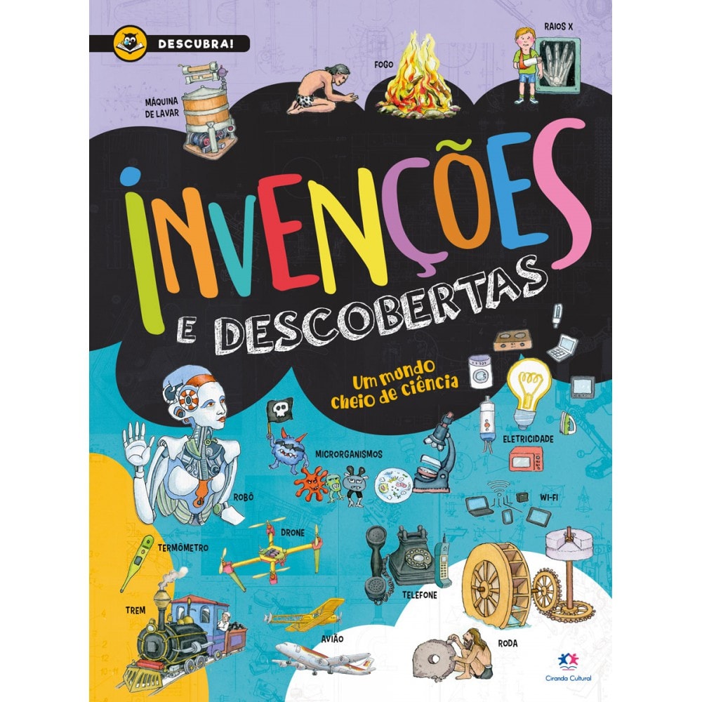 Livro Capa dura Invenções e descobertas - Ciranda Cultural