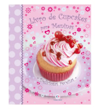 Livro Capa dura Livro de cupcakes para meninas