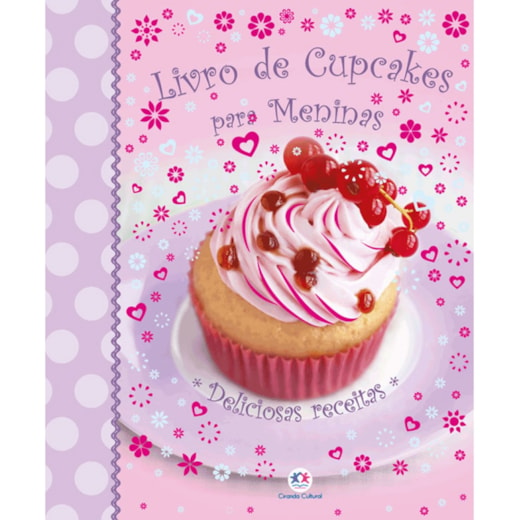 Livro Capa dura Livro de cupcakes para meninas