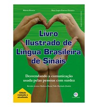 Livro Capa dura Livro ilustrado de língua brasileira de sinais
