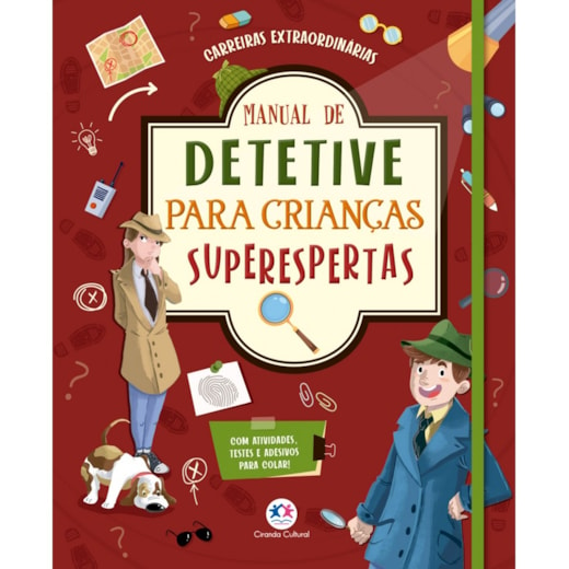 Livro Capa dura Manual de detetive para crianças superespertas