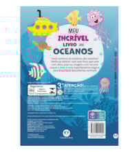 Livro Capa dura Meu Incrível Livro dos Oceanos - Com pop-up e abas