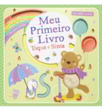 Livro Capa dura Meu primeiro livro toque e sinta Livro Capa dura Meu primeiro livro toque e sinta