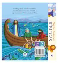Livro Capa dura Minhas Histórias Bíblicas - Bíblia Infantil Ilustrada para crianças