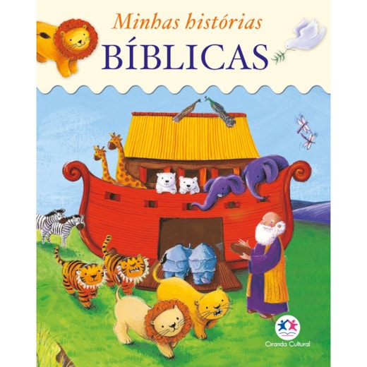 Livro Capa dura Minhas Histórias Bíblicas - Bíblia Infantil Ilustrada para crianças