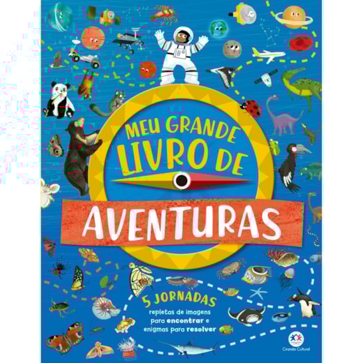 Livro Capa dura My big book of adventures
