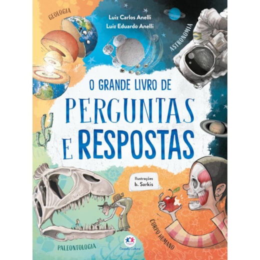 Livro Capa dura O grande livro de perguntas e respostas