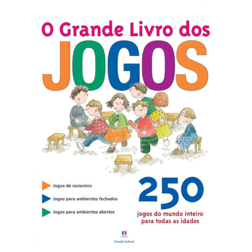 Livro Capa dura O grande livro dos jogos