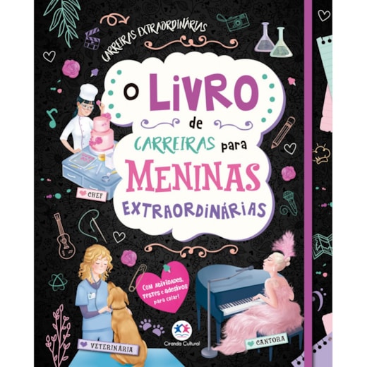 Livro Capa dura O livro de carreiras para meninas extraordinárias