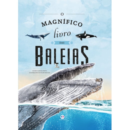 Livro Capa dura O magnífico livro das baleias