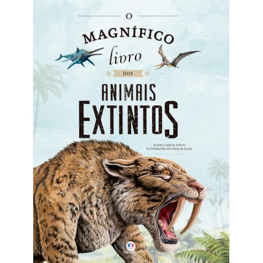 Livro Capa dura O magnífico livro dos animais extintos