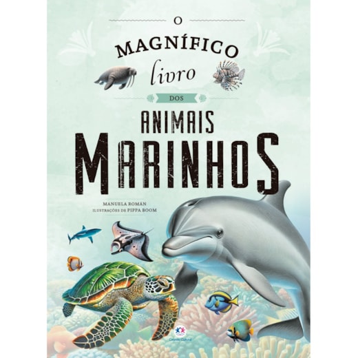 Livro Capa dura O magnífico livro dos animais marinhos