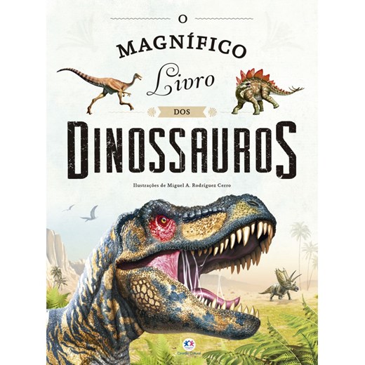 Livro Capa dura O magnífico livro dos dinossauros