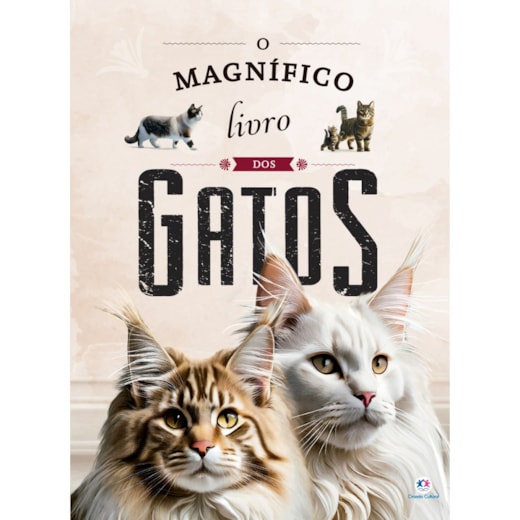Livro Capa dura O magnífico livro dos gatos