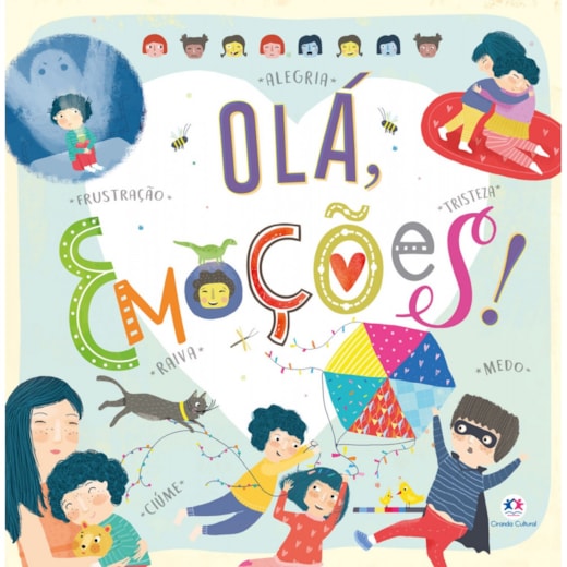 Livro Capa dura Olá, Emoções - A Aventura das Emoções no Mundo Infantil