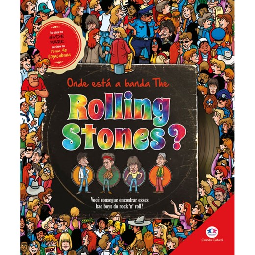 Livro Capa dura Onde está a banda The Rolling Stones?
