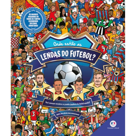 Livro Capa dura Onde estão as lendas do futebol?