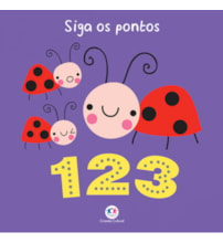 Livro Capa dura Siga os pontos - 123