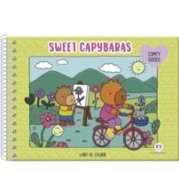 Livro Capa dura Sweet capybaras