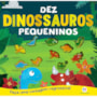 Livro Capa dura Ten tiny dinosaurs