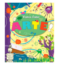 Livro Capa dura Vamos fazer arte