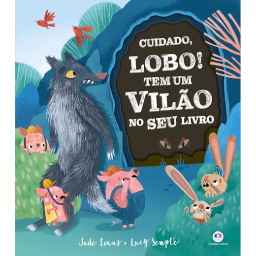 Livro Capa dura Watch out, wolf - There's a baddie in your book